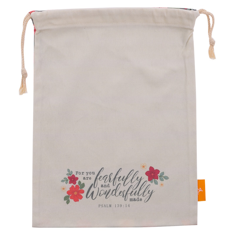 Fearfully & Wonderfully Drawstring Bag Large (DRB034)