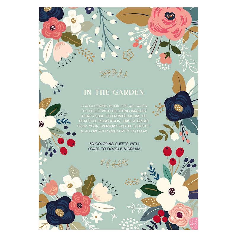 In the Garden Adult Colouring Book (XCLR090)