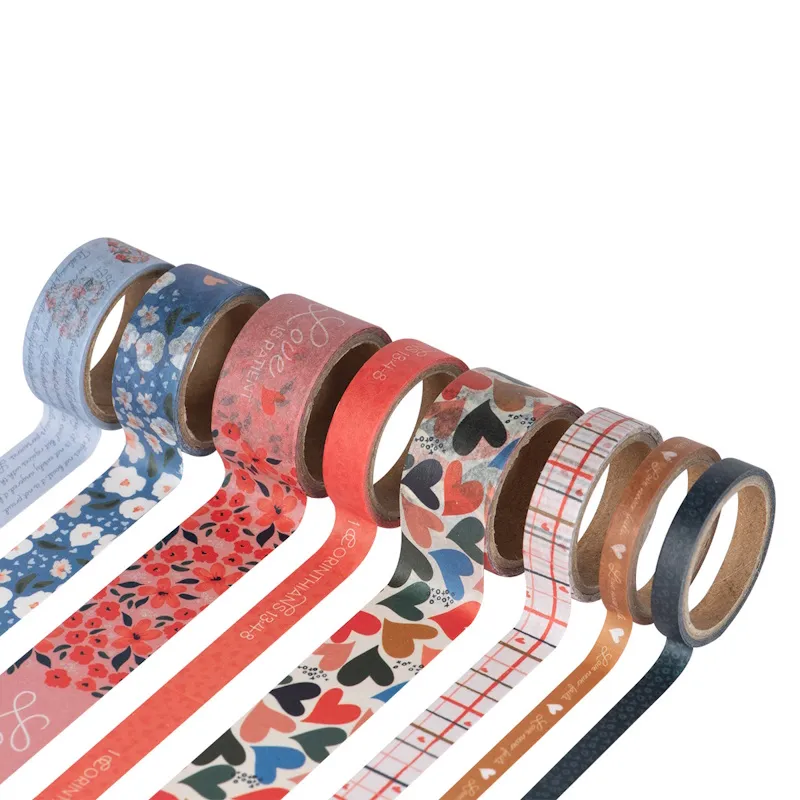 Love Washi Tape Set (8 rolls) (WTP017) (1).webp