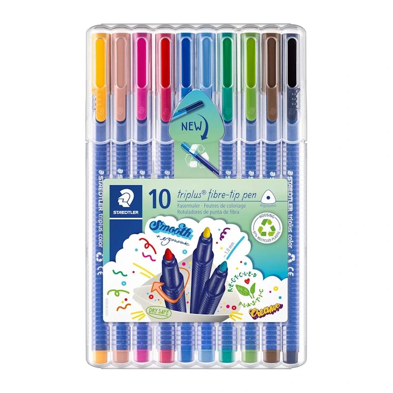 Staedtler Triplus Fibre Tip Pen (10)