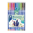 Staedtler Triplus Fibre Tip Pen (10)