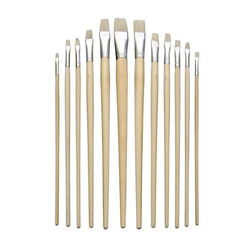 Foska Paintbrush Hog Flat Long Handle