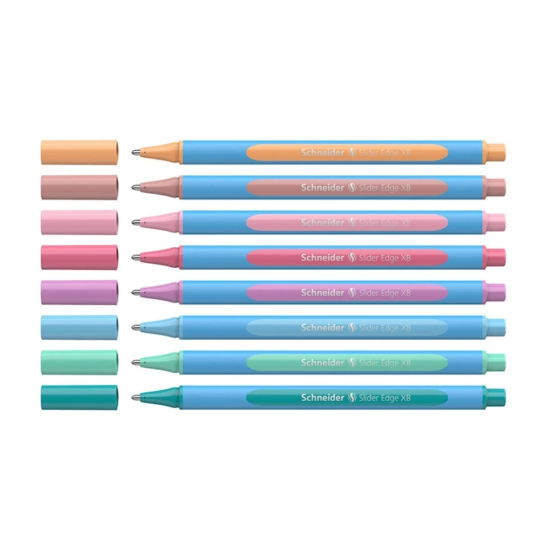 Schneider Edge XB Ballpoint Pen Pastel (wallet of 8)