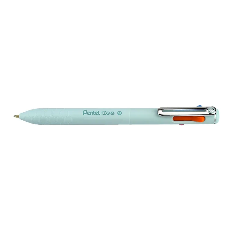 Pentel Izee Retractable Ballpoint Pen 1.0mm 4-in-1 (light blue)