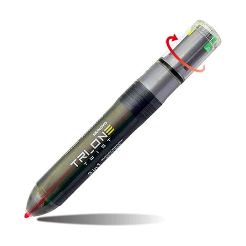 Mungyo Tri One Twist Highlighter (3 colours)