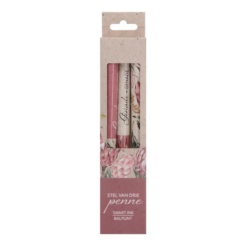Genade in Oorvloed Pen Set (3) (PEN417)