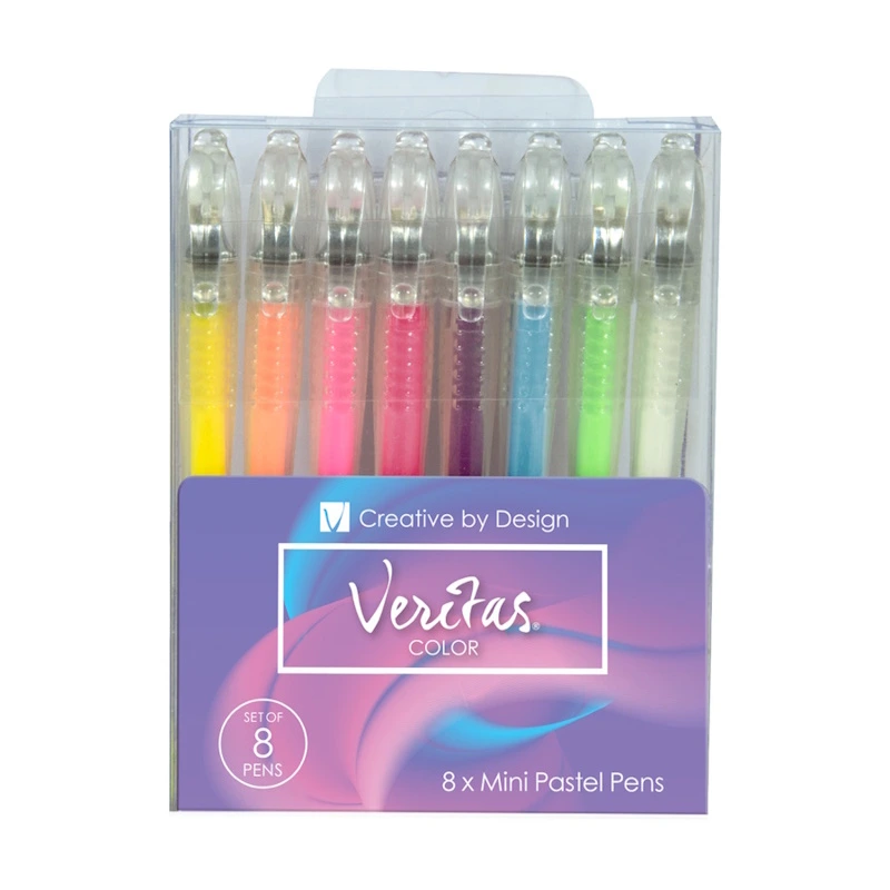 Veritas Mini Pastel Gel Pens (8) (PEN370)