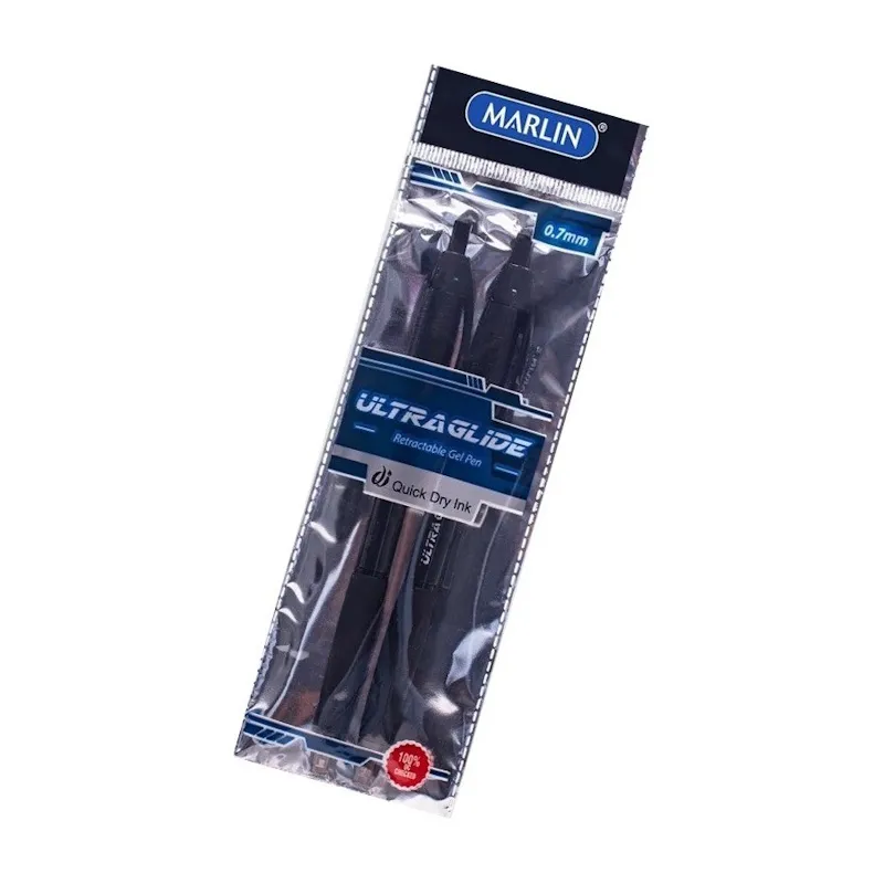 Marlin Ultra Glide Retractable Pen 1.0 (2) (black)