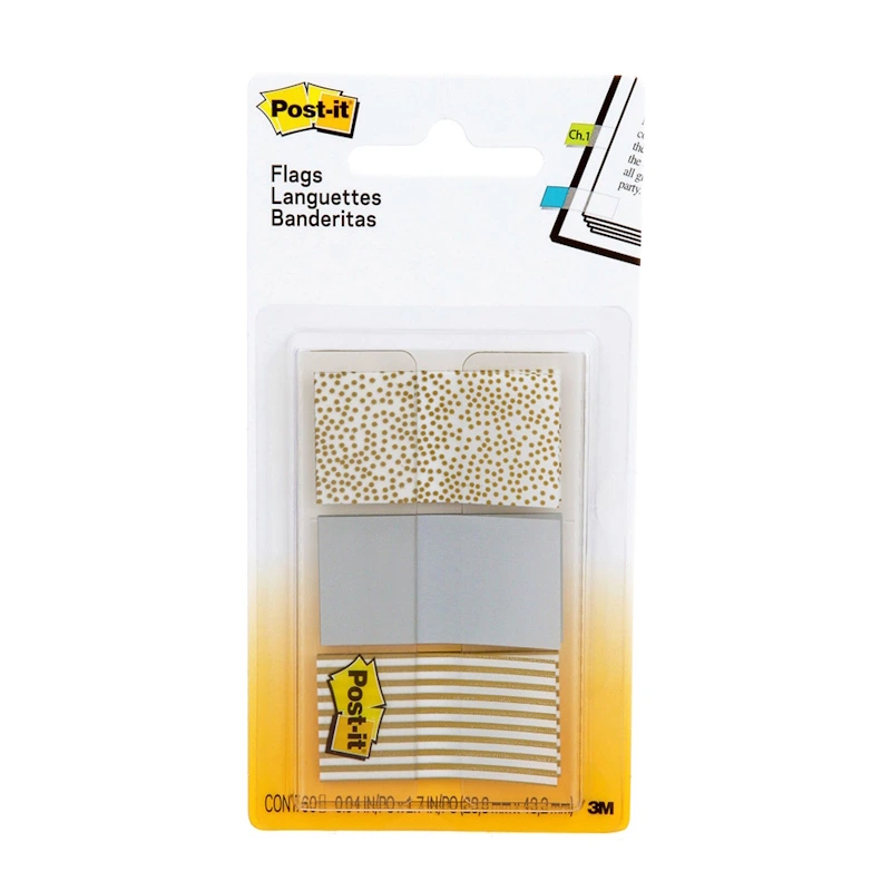 3M Post-it Flags Metallic 23.8mm x 43.2mm (60)