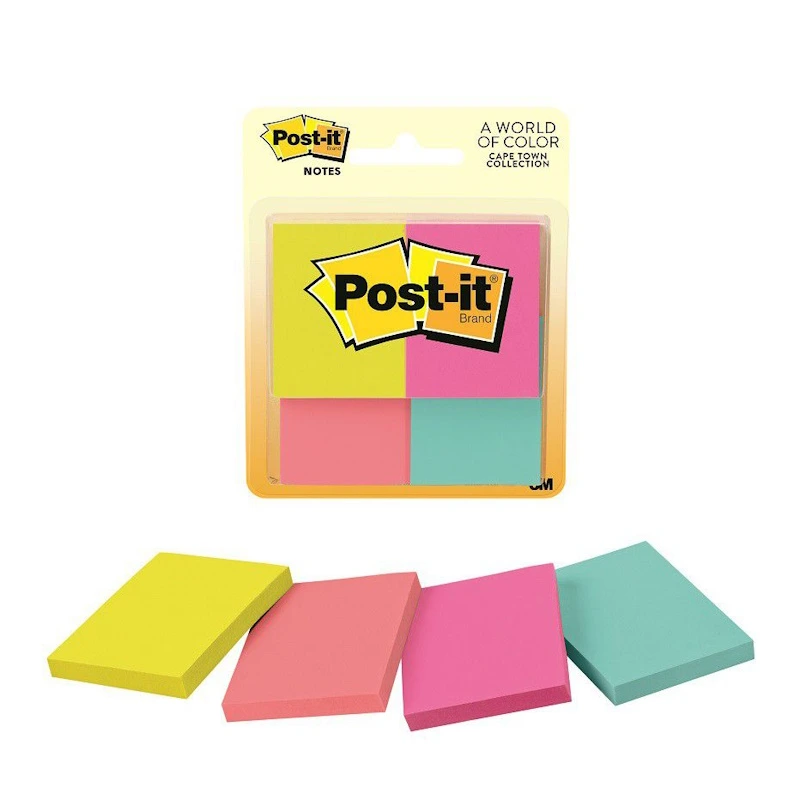 3M Post-it Notes 38.1mm x 50.8mm (4)