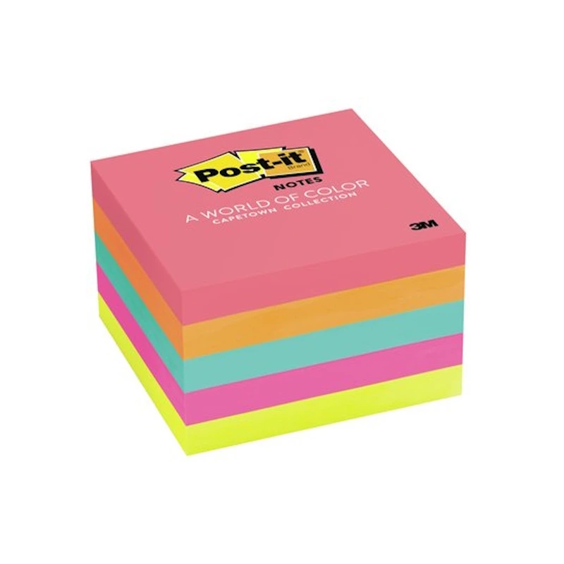 3M Post-it Notes 76mm x 76mm (Cape Town colours) (500)