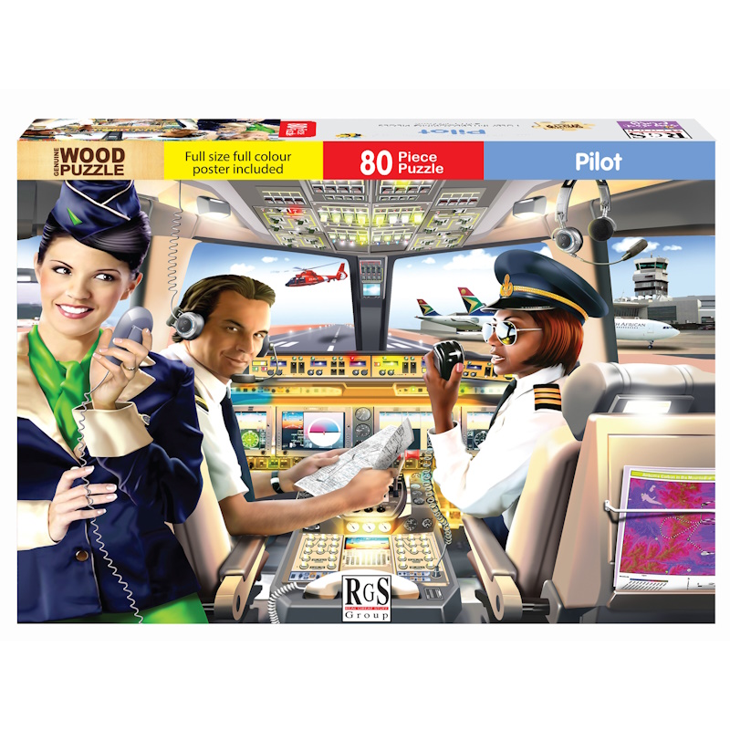 Pilot Wooden Puzzle (80 pieces)