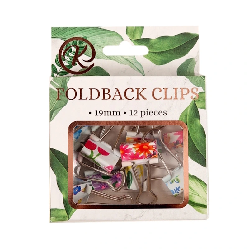 Kenzel Printed Foldback Clips (19mm)