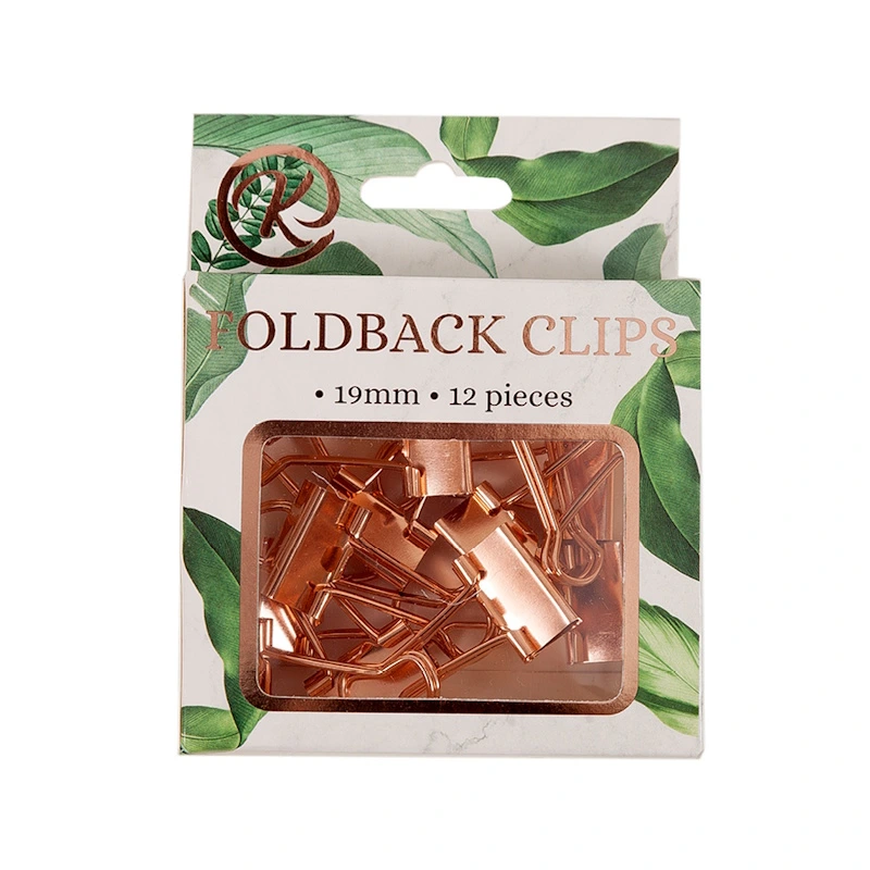 Kenzel Rosegold Foldback Clips (19mm x)