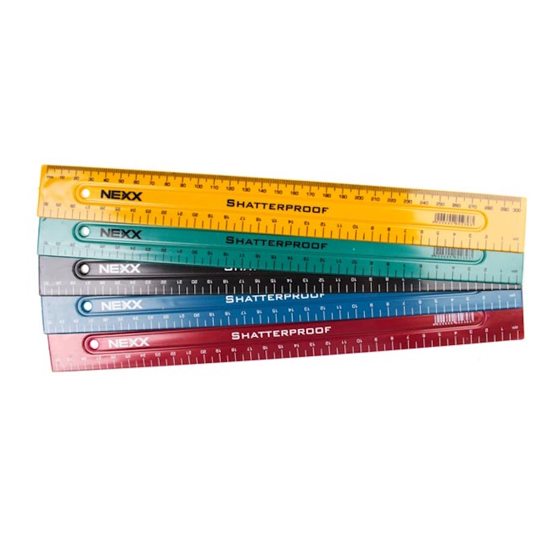 Nexx Coloured Ruler 30cm (assorted)