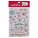 Creative by Design Colourful Bible Journaling Stickers (3 sheets) (STC001)