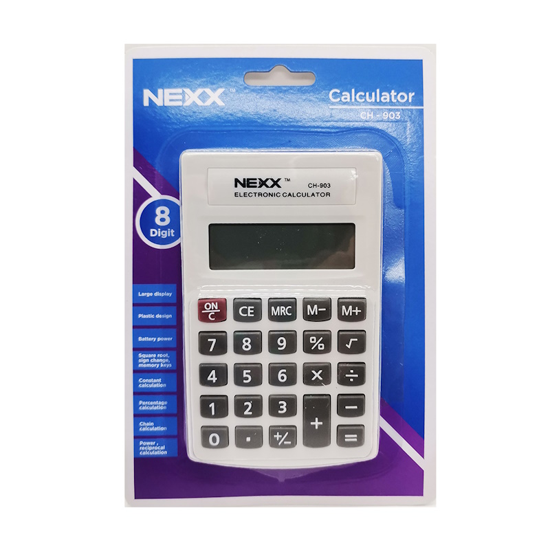 Nexx CH-903 Palm Fit Calculator 8 Digit