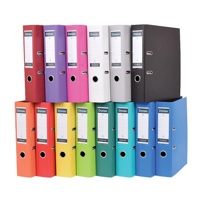 Donau Polyprop Lever Arch File A4 75mm (black)