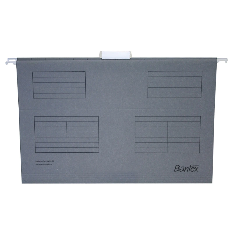 Bantex Suspension Files Foolscap (grey)