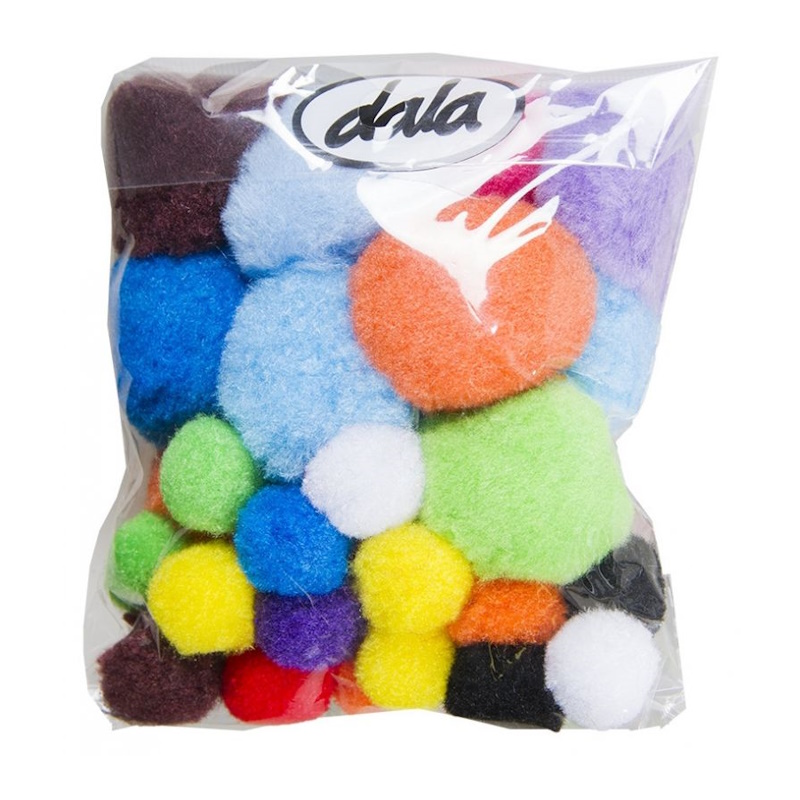 Dala Pom Pom Jumbo Assorted 20-40mm