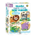 Wild Animals Smart Starter Wooden Puzzle (2 & 3 pieces)