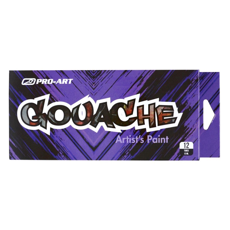 Pro-Art Gouache Paint Set (12 colours)