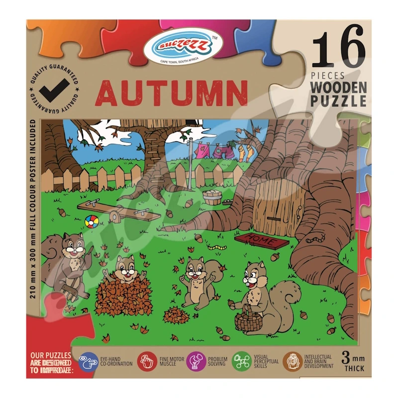 Autumn Wooden Puzzle (16 piece)