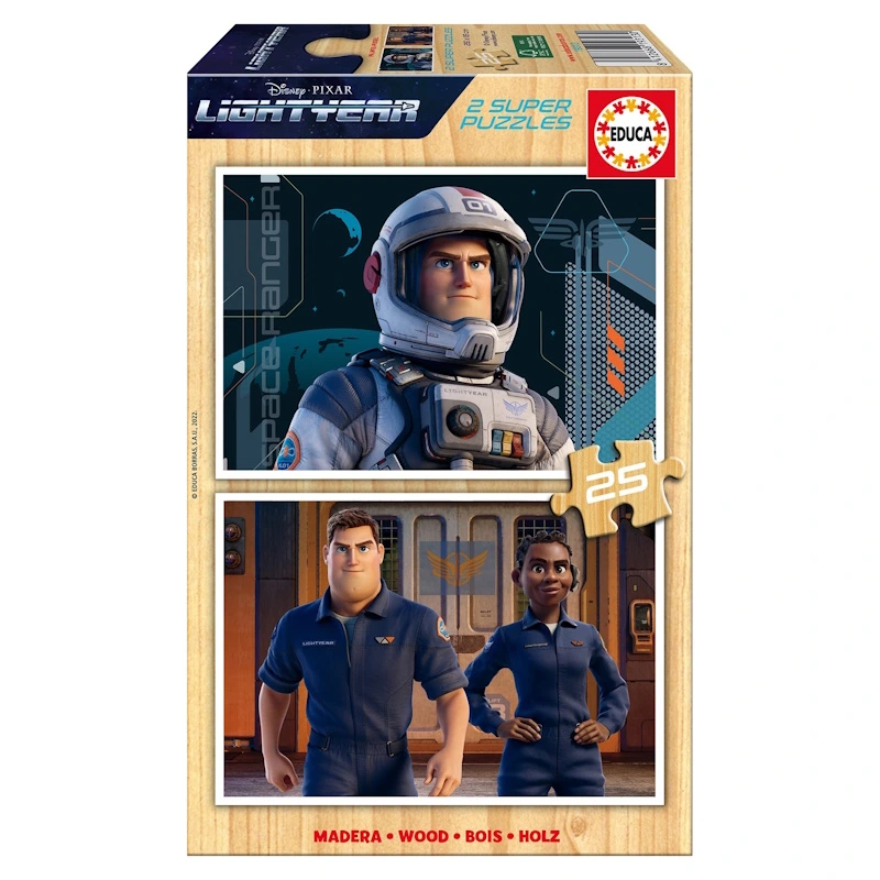 Lightyear Wooden Puzzle (2 x 25 pieces)