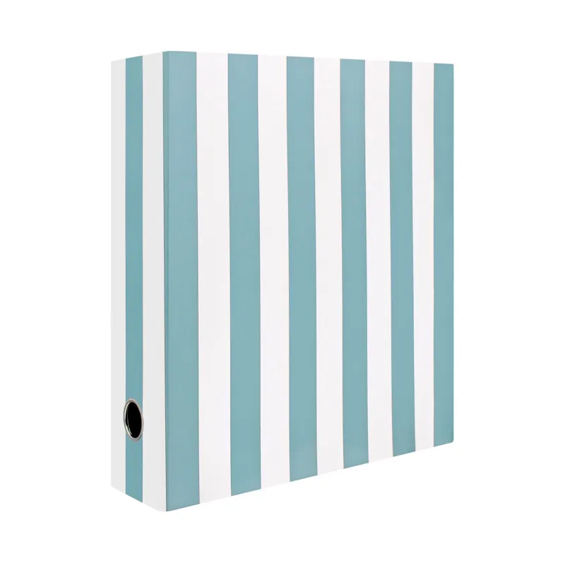 Treeline Designer Lever Arch File (teal - wide stripe)