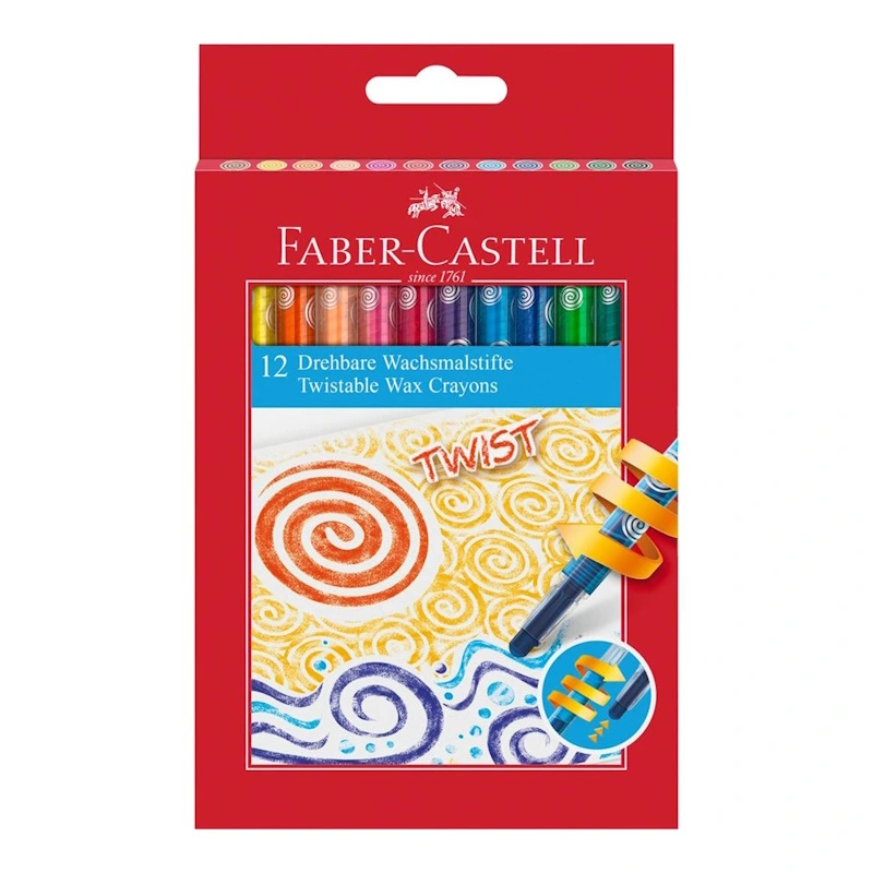 Faber-Castell Retractable Crayons (12)