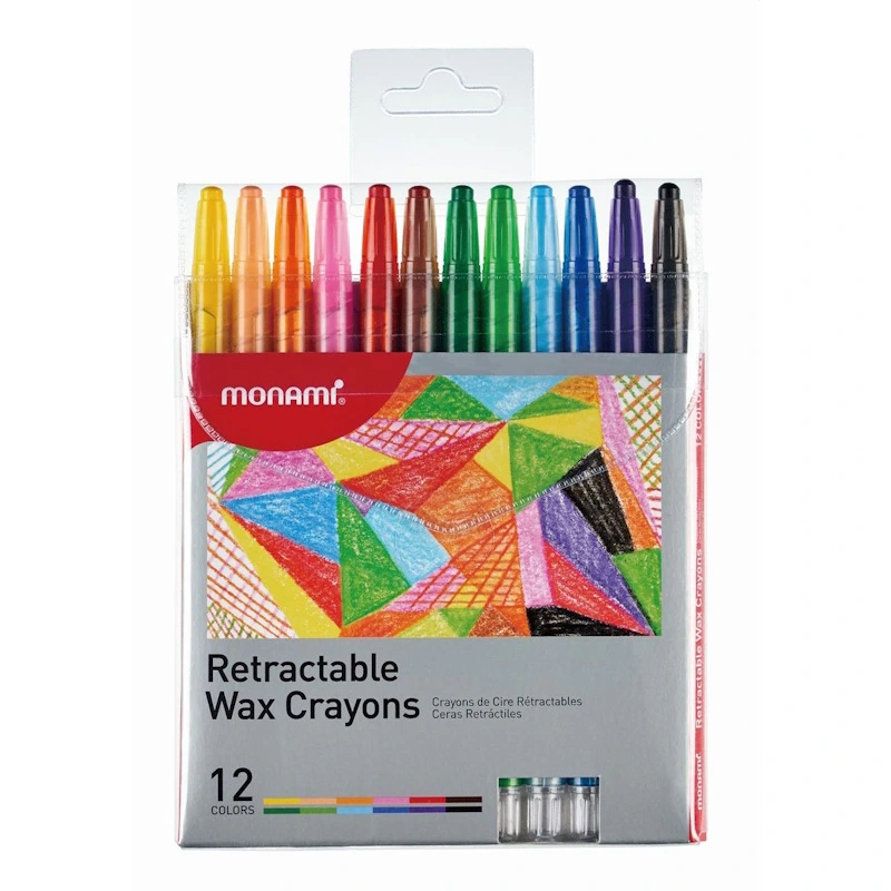 Monami Retractable Crayons (12)