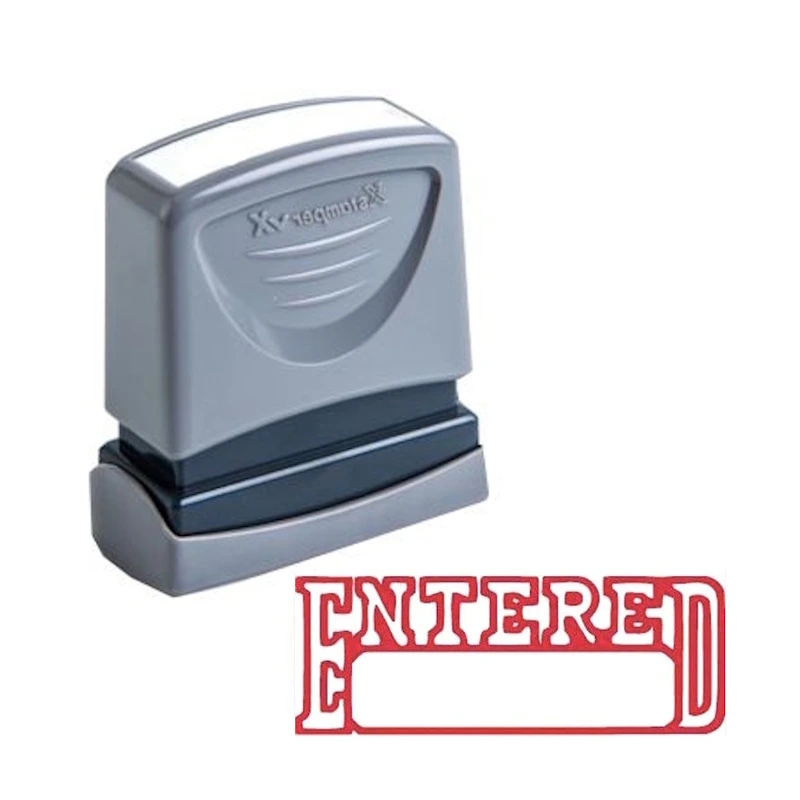 VX Entered Stamp