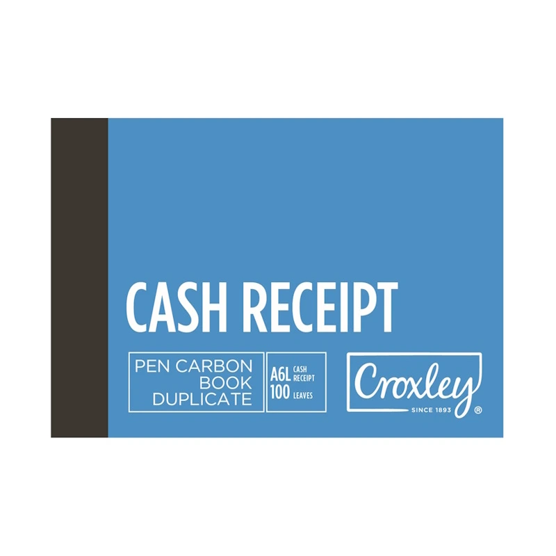 Croxley Duplicate Cash Receipt Book A6 (100) (JD16CR)