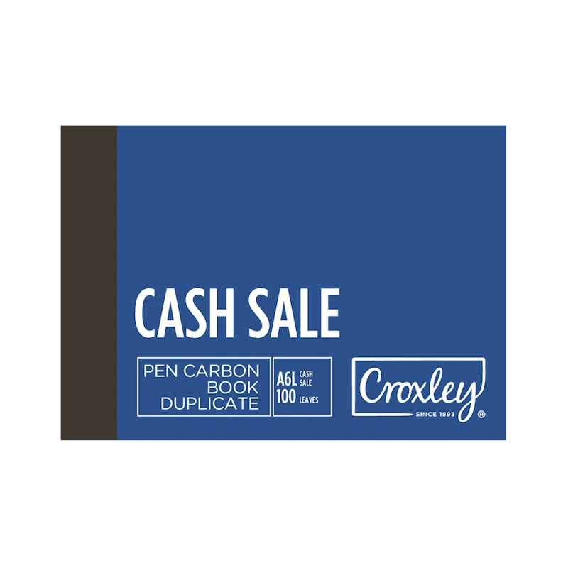 Croxley Duplicate Cash Sale Book A6 (JD16CS)