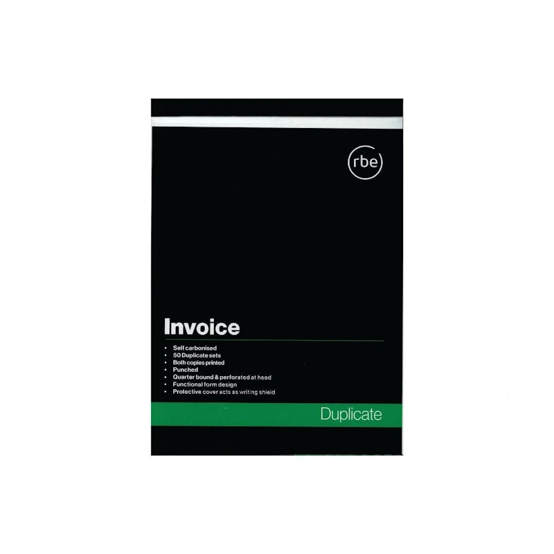 RBE Duplicate Invoice Book A5 (50)