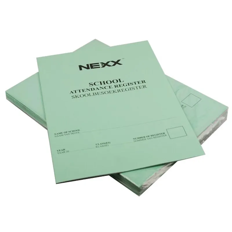 Nexx School Attendance Register A4 (12 pages)