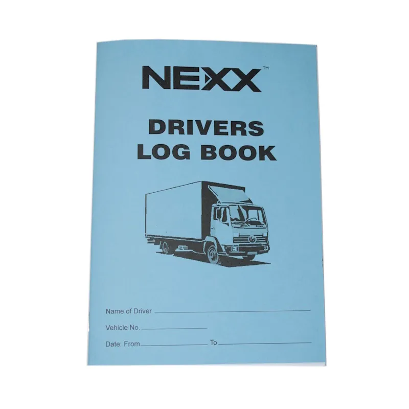 Nexx Drivers Log Book A5 (20 pages)