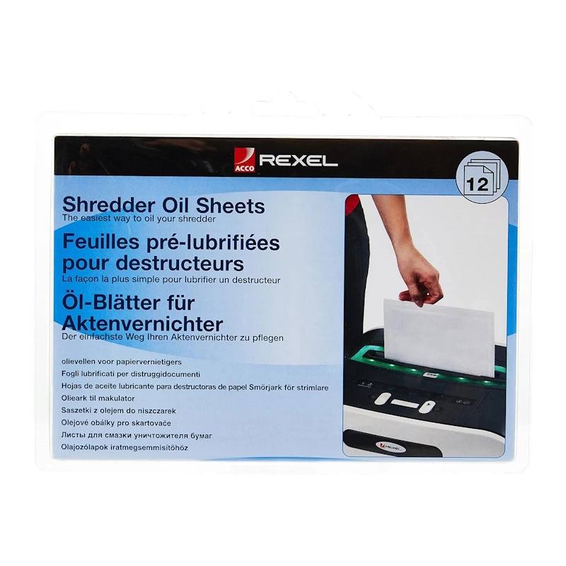 Rexel Shredder Oil Sheets (12)