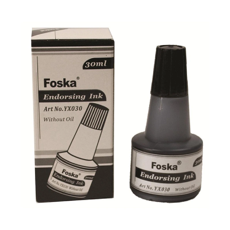Foska Endorsing Ink 30ml (black)