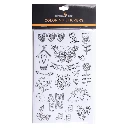 Colouring Bible Journaling Stickers English (6 sheets) (STC005)