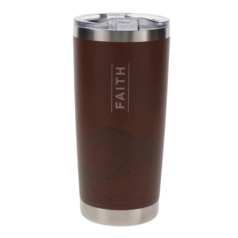 Faith Mountains Stainless Steel Travel Mug (SMUG322)
