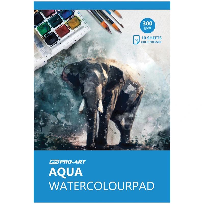 Pro-Art Aqua Watercolour Paper Cold Press 300gsm (10 sheets) (A2)