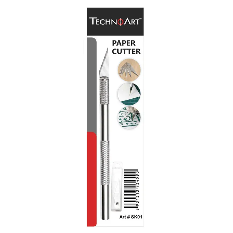 TechnoArt Paper Cutter with 3 Spare Blades
