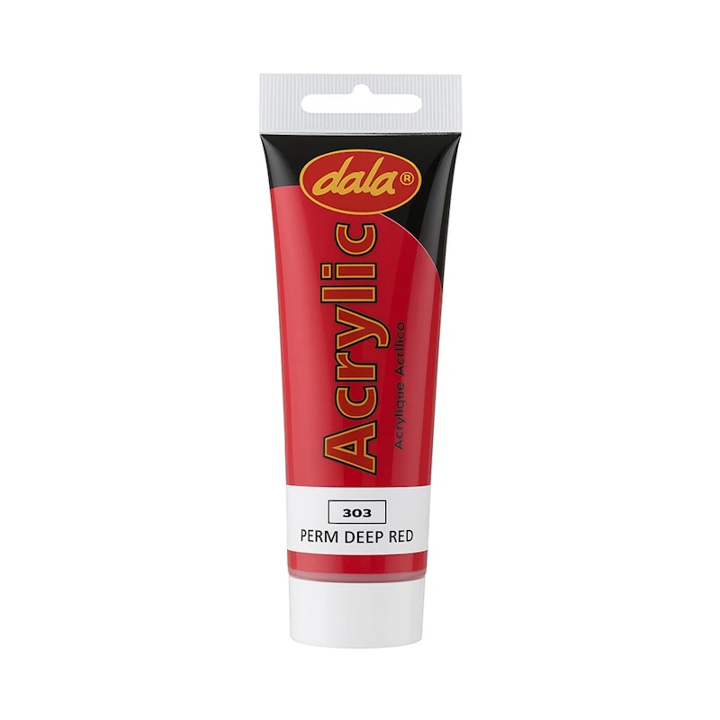 Dala Acrylic Paint (deep red #303) (75ml)