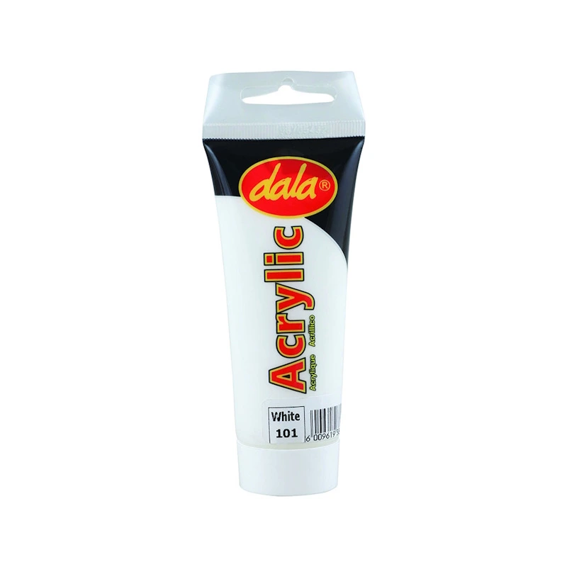 Dala Acrylic Paint (titanium white #101) (75ml)