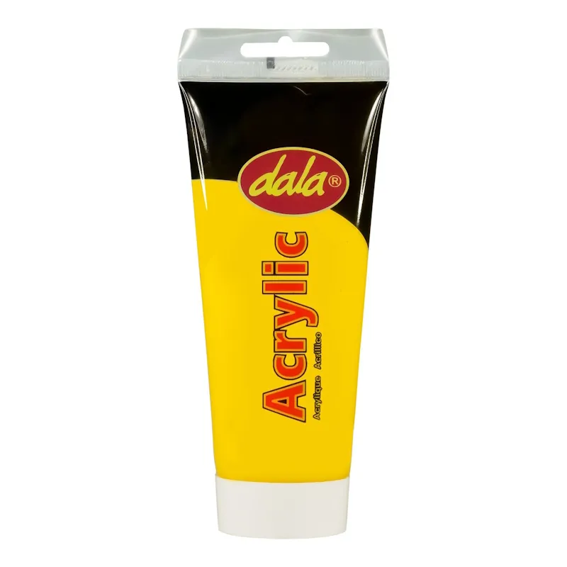 Dala Acrylic Paint (permanent yellow #202) (200ml)