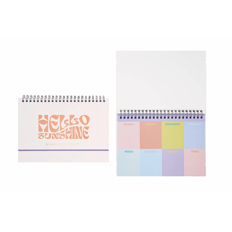 Colour Me Weekly Planner Spiral Bound Hello Sunshine 52 sheets A5 (8032)