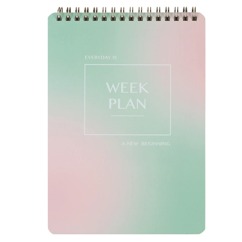 Colour Me Weekly Planner Top Spiral Bound A5 (green) (8025)
