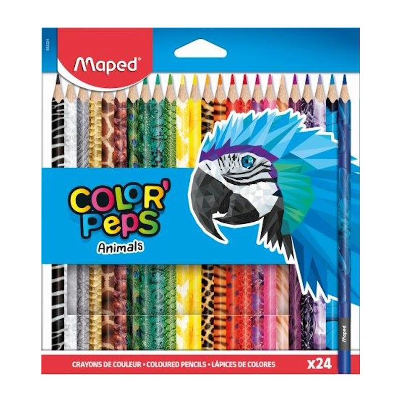 Maped Color Peps Animals Colour Pencils (24)