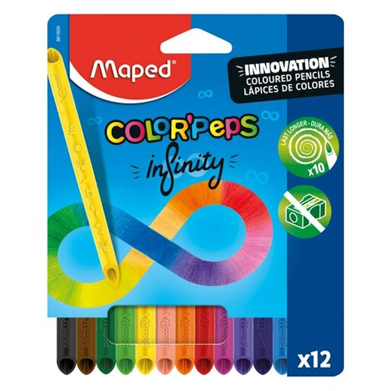 Maped Color Peps Infinity Colour Pencils (12)